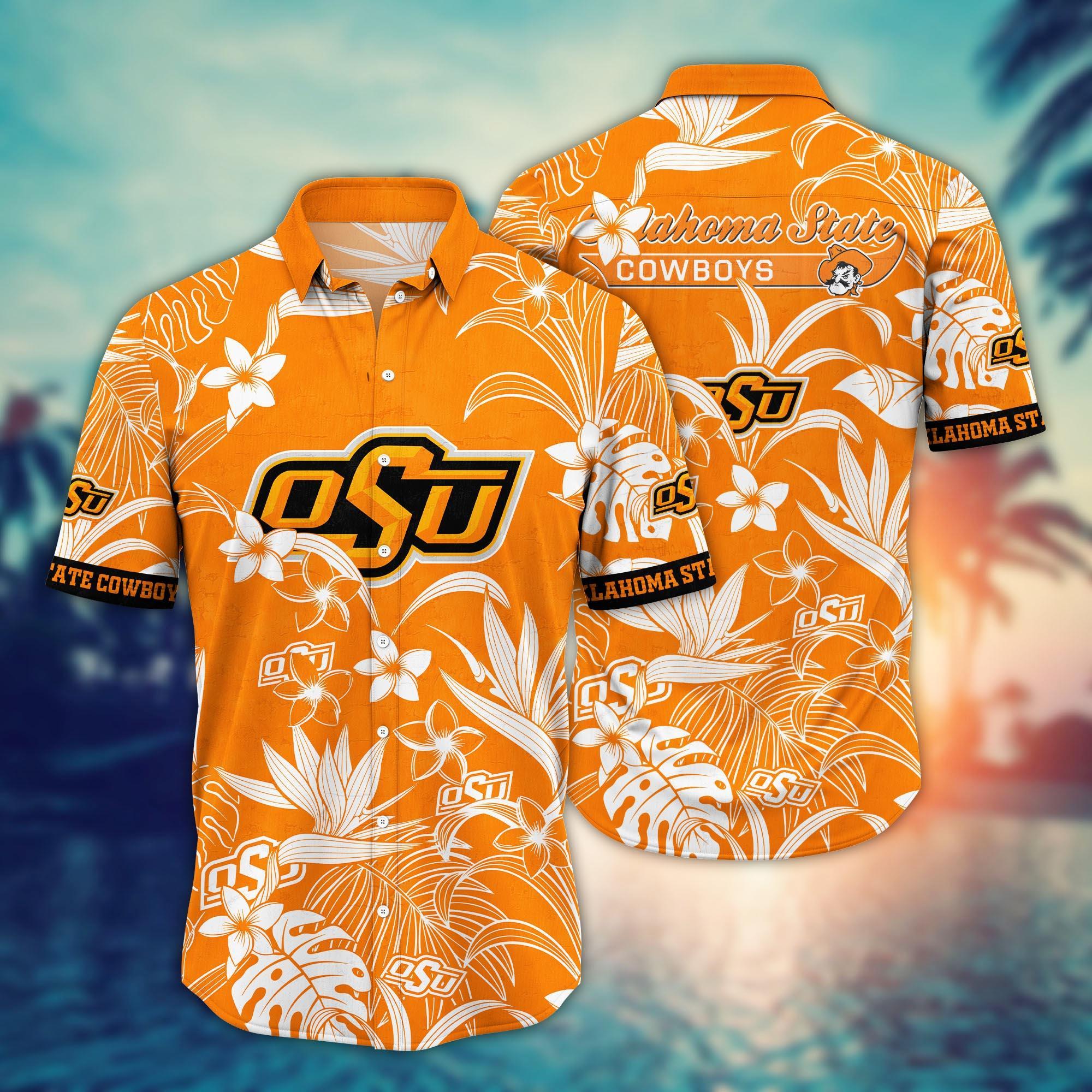 Oklahoma State Cowboys NCAA Flower Hawaii Shirt For Fans Ver 29