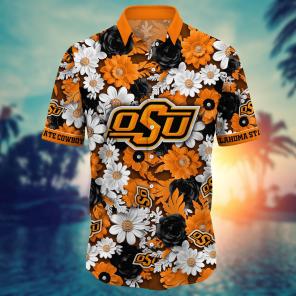 Oklahoma State Cowboys NCAA Flower Hawaii Shirt For Fans Ver 3