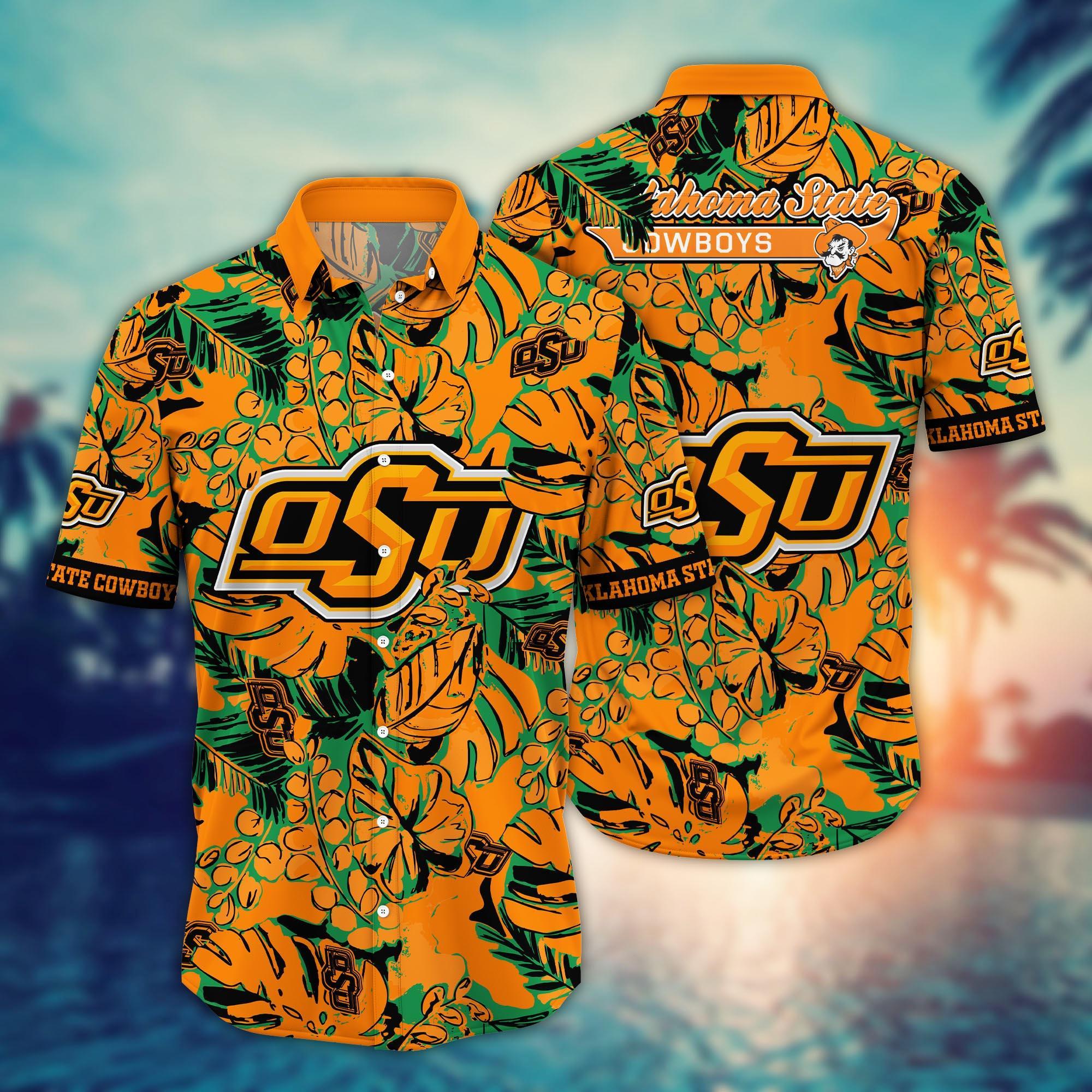 Oklahoma State Cowboys NCAA Flower Hawaii Shirt For Fans Ver 30
