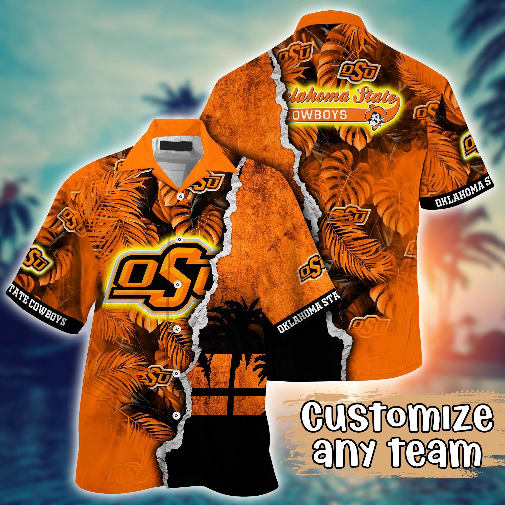 Oklahoma State Cowboys NCAA Flower Hawaii Shirt For Fans Ver 34