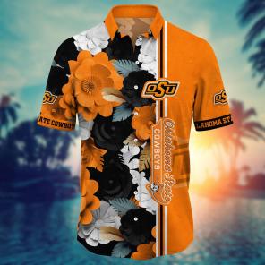 Oklahoma State Cowboys NCAA Flower Hawaii Shirt For Fans Ver 36