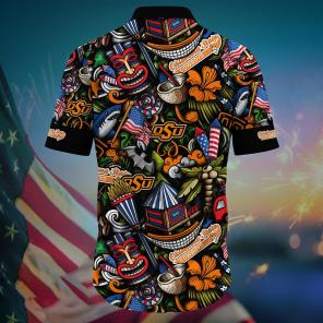 Oklahoma State Cowboys NCAA Flower Hawaii Shirt For Fans Ver 4