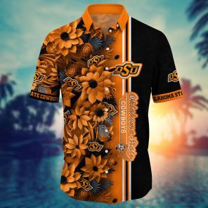 Oklahoma State Cowboys NCAA Flower Hawaii Shirt For Fans Ver 5