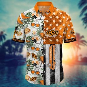 Oklahoma State Cowboys NCAA Flower Hawaii Shirt For Fans Ver 7