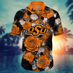 Oklahoma State Cowboys NCAA Flower Hawaii Shirt For Fans Ver 8