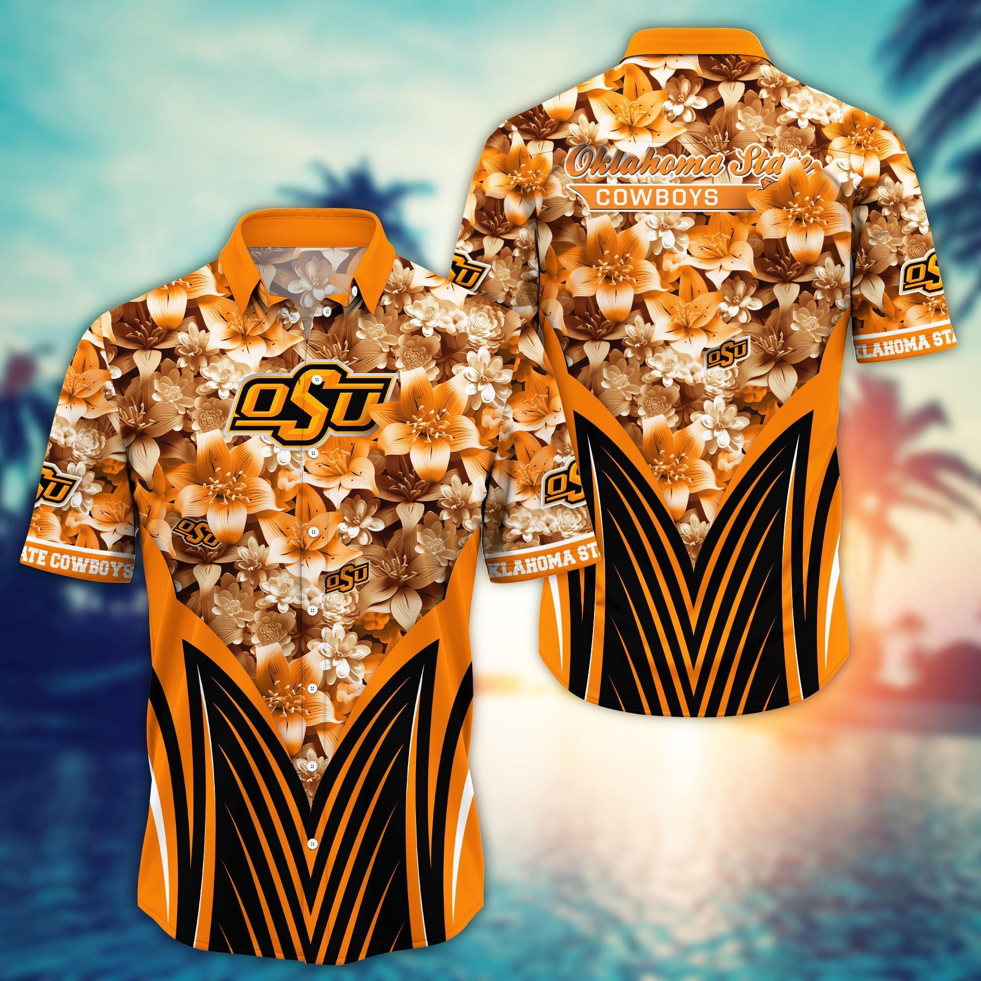 Oklahoma State Cowboys NCAA Hawaiian Shirt, Aloha Shirt Ver 1