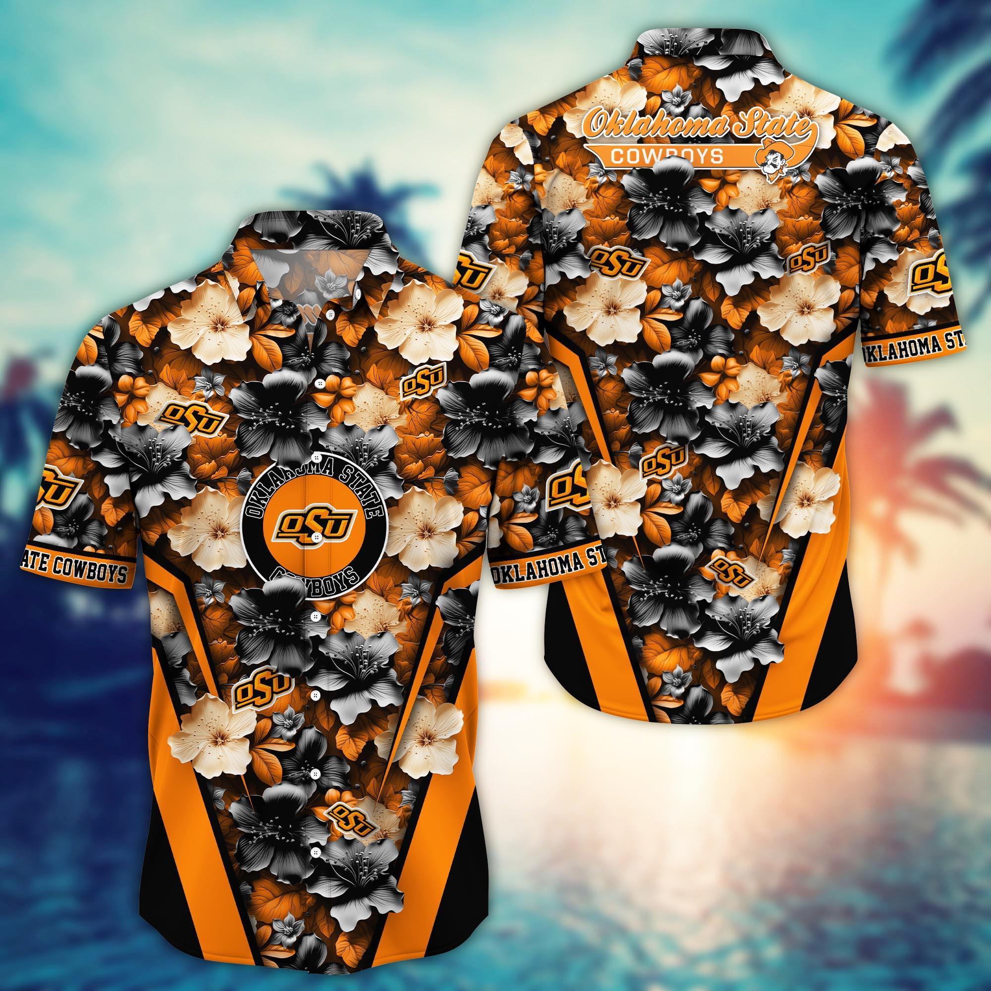 Oklahoma State Cowboys NCAA Hawaiian Shirt, Aloha Shirt Ver 2