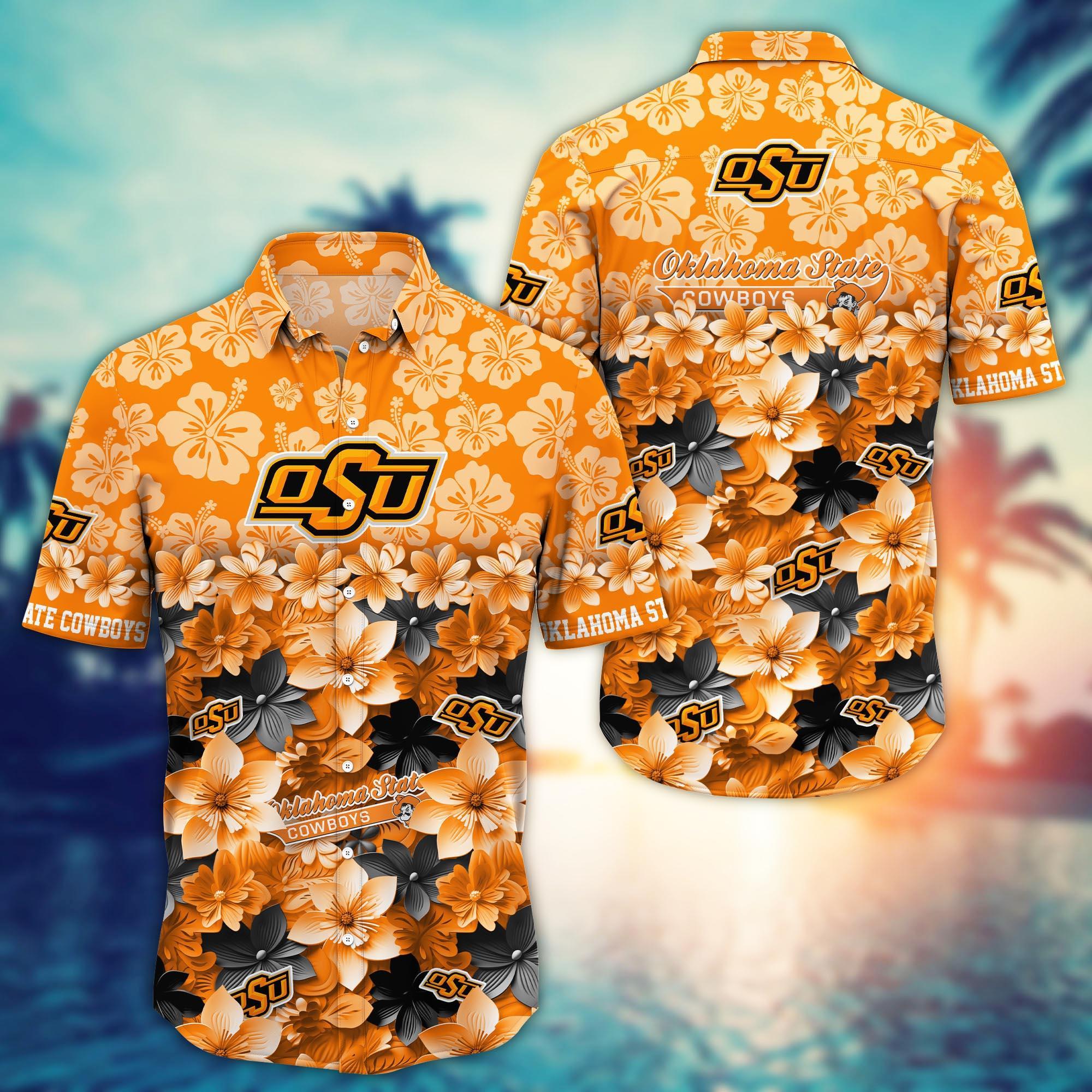 Oklahoma State Cowboys NCAA Hawaiian Shirt Gift For Fan