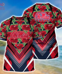 Ole Miss Rebels Hawaiian Shirt And Shorts For Summer, Sports Fans
