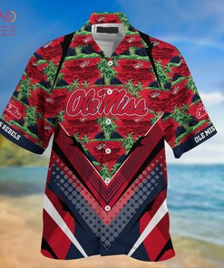 Ole Miss Rebels Hawaiian Shirt And Shorts For Summer, Sports Fans 
