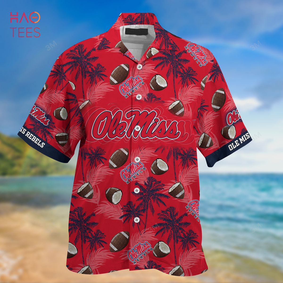 Ole Miss Rebels Hawaiian Shirt, New Gift For Summer
