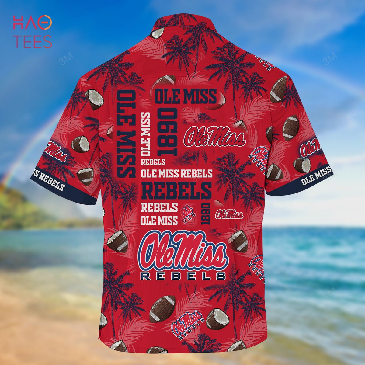 Ole Miss Rebels Hawaiian Shirt, New Gift For Summer