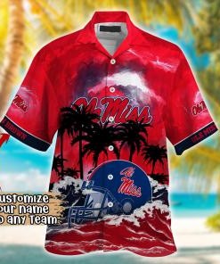 Ole Miss Rebels NCAA Best Hawaiian Shirt Ever- Customize Any Team Any League