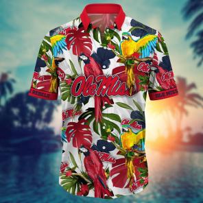 Ole Miss Rebels NCAA Flower Hawaii Shirt For Fans Ver 1