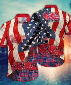 Ole Miss Rebels NCAA Flower Hawaii Shirt For Fans Ver 11