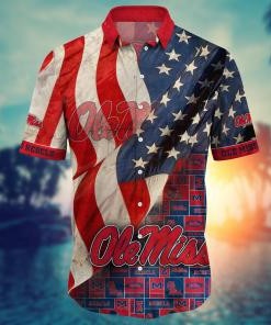 Ole Miss Rebels NCAA Flower Hawaii Shirt For Fans Ver 11