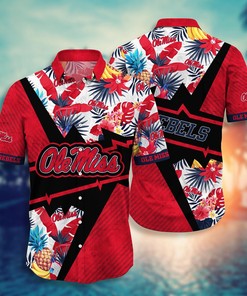 Ole Miss Rebels NCAA Flower Hawaii Shirt For Fans Ver 12