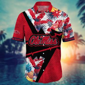 Ole Miss Rebels NCAA Flower Hawaii Shirt For Fans Ver 12