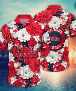 Ole Miss Rebels NCAA Flower Hawaii Shirt For Fans Ver 13
