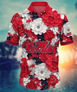 Ole Miss Rebels NCAA Flower Hawaii Shirt For Fans Ver 13