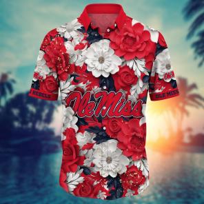Ole Miss Rebels NCAA Flower Hawaii Shirt For Fans Ver 13