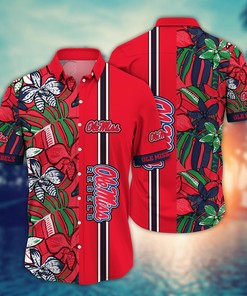 Ole Miss Rebels NCAA Flower Hawaii Shirt For Fans Ver 14