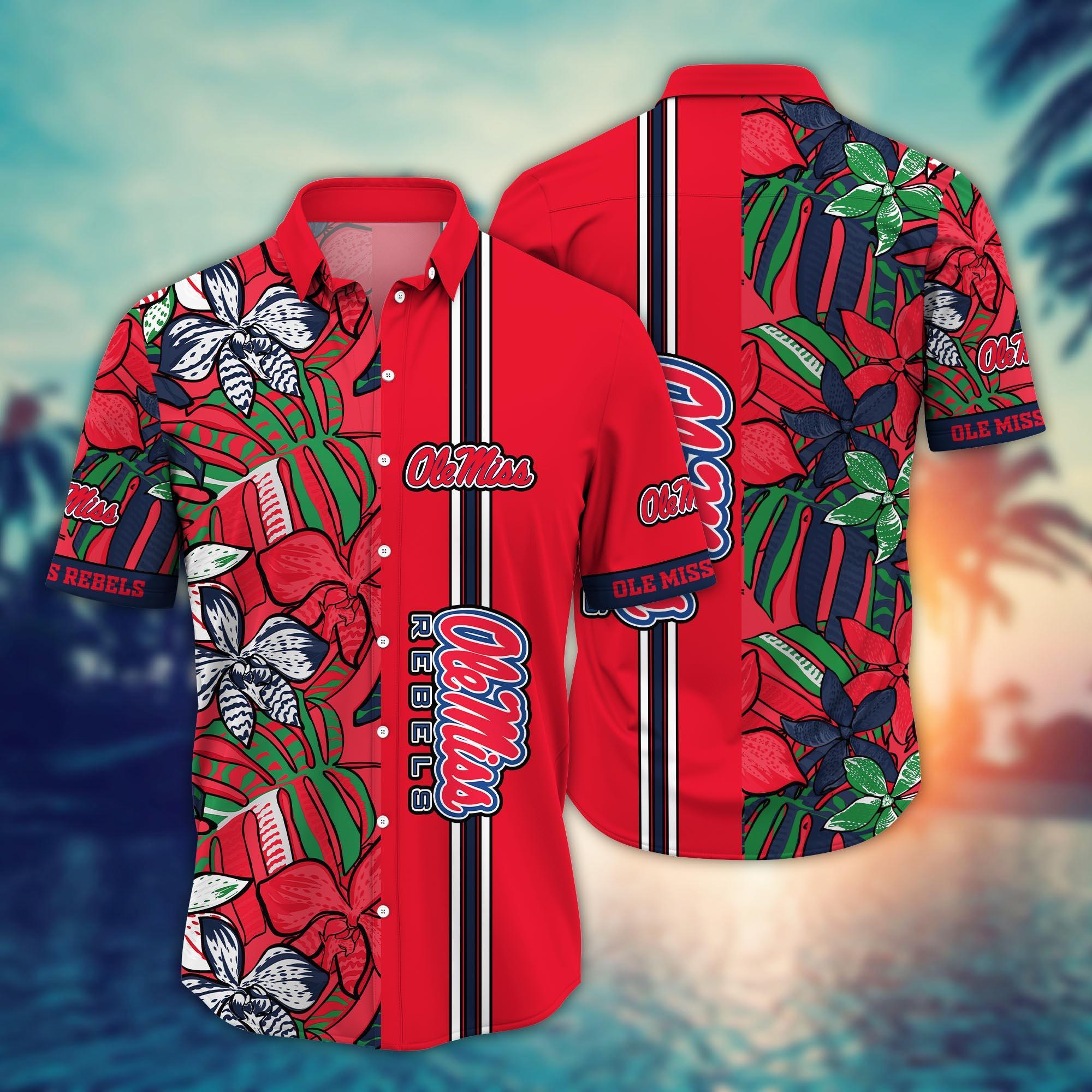 Ole Miss Rebels NCAA Flower Hawaii Shirt For Fans Ver 14