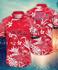 Ole Miss Rebels NCAA Flower Hawaii Shirt For Fans Ver 15