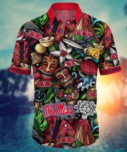 Ole Miss Rebels NCAA Flower Hawaii Shirt For Fans Ver 17