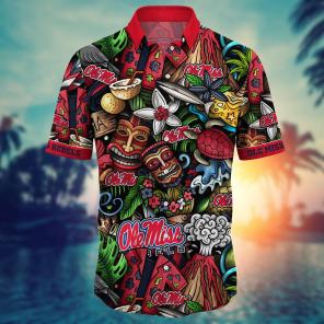 Ole Miss Rebels NCAA Flower Hawaii Shirt For Fans Ver 17
