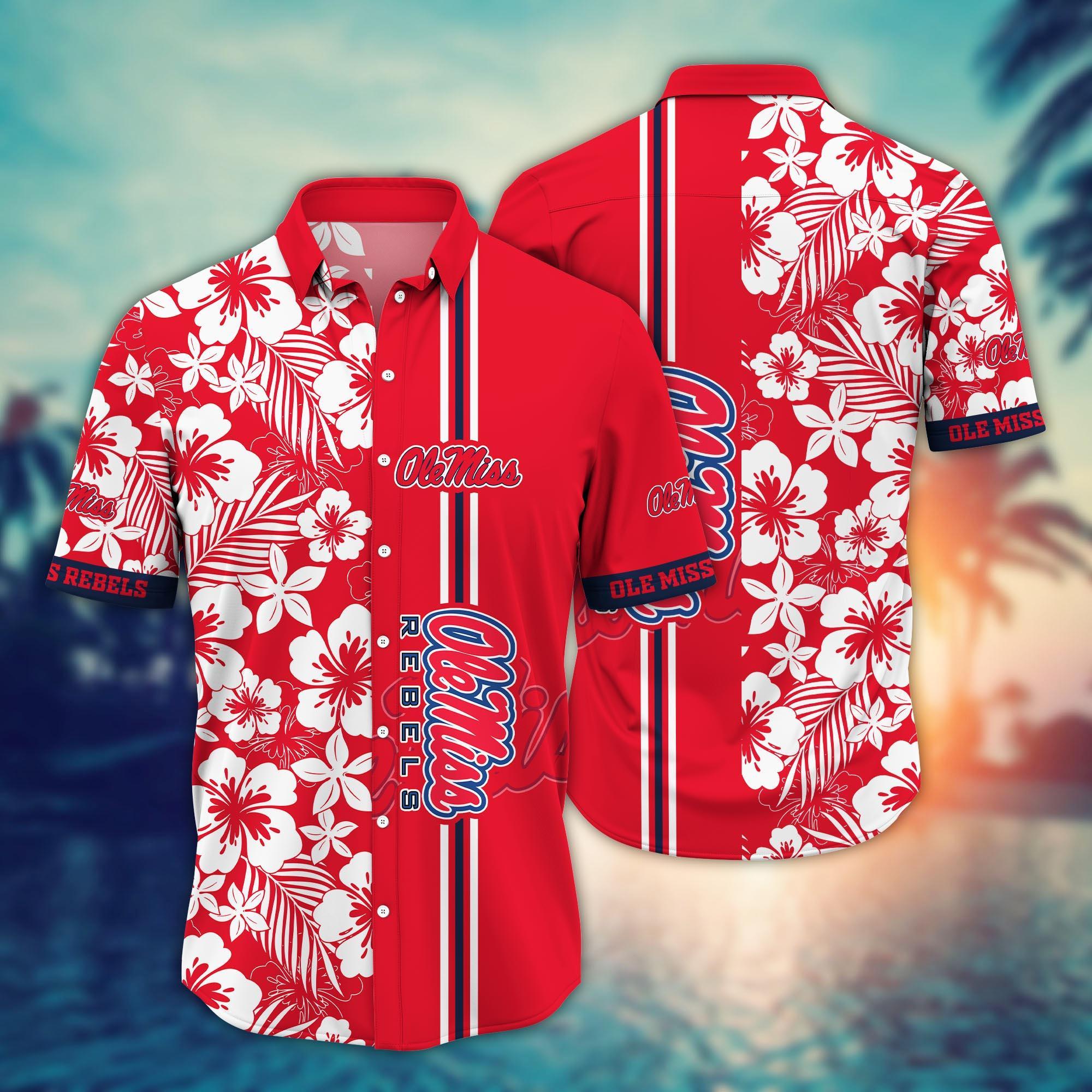 Ole Miss Rebels NCAA Flower Hawaii Shirt For Fans Ver 18