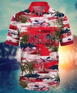 Ole Miss Rebels NCAA Flower Hawaii Shirt For Fans Ver 19