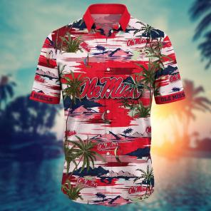 Ole Miss Rebels NCAA Flower Hawaii Shirt For Fans Ver 19