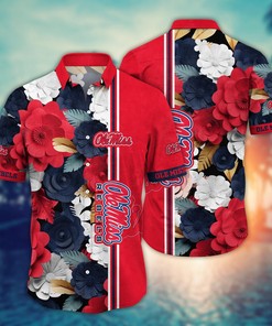 Ole Miss Rebels NCAA Flower Hawaii Shirt For Fans Ver 23