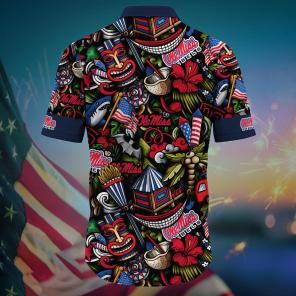 Ole Miss Rebels NCAA Flower Hawaii Shirt For Fans Ver 24