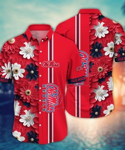 Ole Miss Rebels NCAA Flower Hawaii Shirt For Fans Ver 25