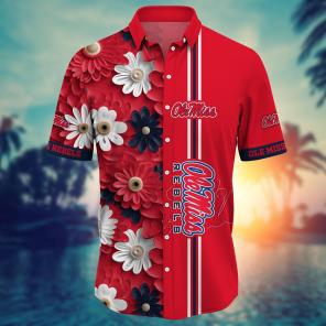 Ole Miss Rebels NCAA Flower Hawaii Shirt For Fans Ver 25