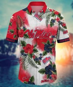 Ole Miss Rebels NCAA Flower Hawaii Shirt For Fans Ver 27