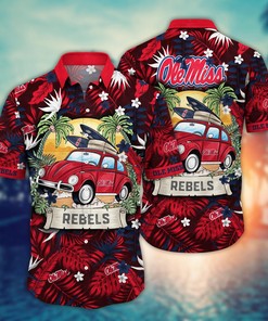 Ole Miss Rebels NCAA Flower Hawaii Shirt For Fans Ver 3