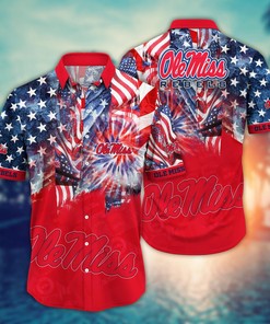 Ole Miss Rebels NCAA Flower Hawaii Shirt For Fans Ver 31