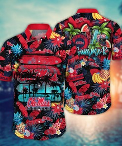 Ole Miss Rebels NCAA Flower Hawaii Shirt For Fans Ver 33