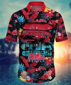 Ole Miss Rebels NCAA Flower Hawaii Shirt For Fans Ver 33