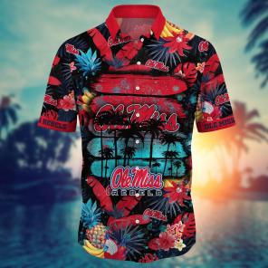 Ole Miss Rebels NCAA Flower Hawaii Shirt For Fans Ver 33