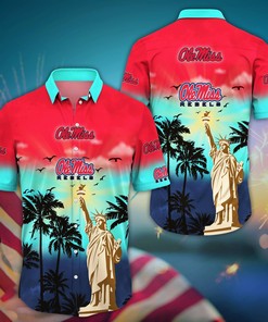 Ole Miss Rebels NCAA Flower Hawaii Shirt For Fans Ver 36