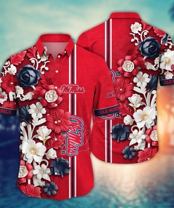 Ole Miss Rebels NCAA Flower Hawaii Shirt For Fans Ver 37