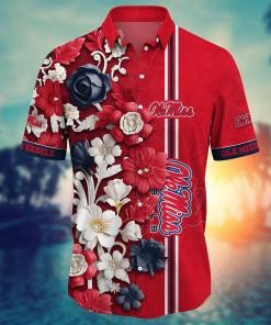 Ole Miss Rebels NCAA Flower Hawaii Shirt For Fans Ver 37