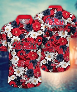 Ole Miss Rebels NCAA Flower Hawaii Shirt For Fans Ver 4