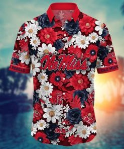 Ole Miss Rebels NCAA Flower Hawaii Shirt For Fans Ver 4