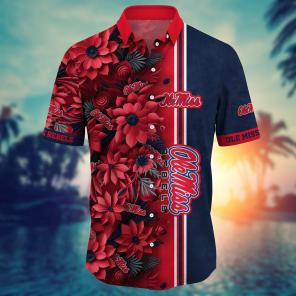 Ole Miss Rebels NCAA Flower Hawaii Shirt For Fans Ver 5
