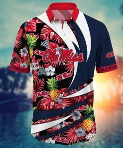 Ole Miss Rebels NCAA Flower Hawaii Shirt For Fans Ver 7